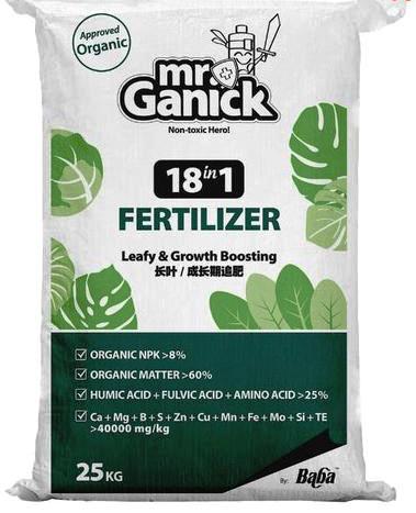 Baba Mr Ganick Organic Leaf & Growth Boosting Fertilizer (25KG)